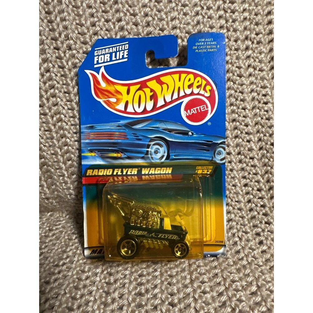 Hot Wheels Radio Flyer Wagon Collector #837 Die-Cast Car In Original Packaging